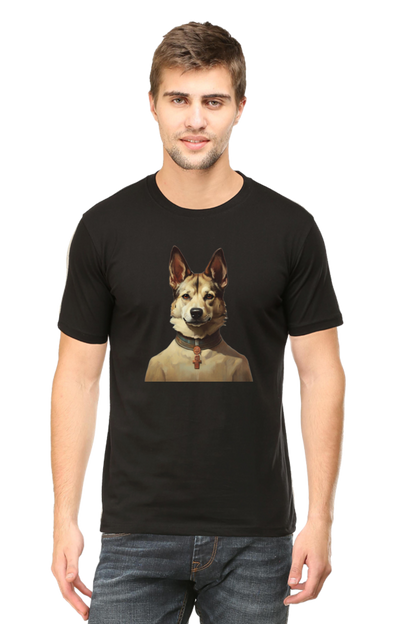 Style for Dog Lovers: Bluelander Cotton Half Sleeve T-Shirts - Comfort and Fashion, Crafted by Human and AI.