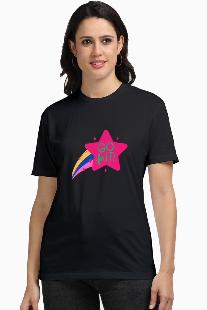 Unleash Elegance: Bluelander's Female Supima Half Sleeve Tee - Elevate Your Fashion Game!