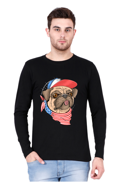 Brighten Your Day with Bluelander Cotton Full Sleeve T-Shirt | 'Play with Colors, Take the Pain Out' Design | 100% Cotton, Pre-Shrunk, Bio Washed