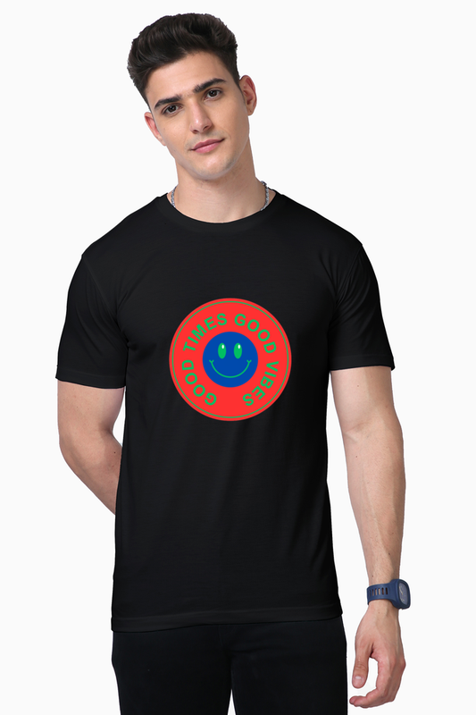Create Memorable Moments: Bluelander's Supima Cotton Half Sleeve T-Shirt, Where Style Meets Fun!