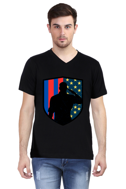 Elevate Your Casual Style: Bluelander's V Neck Cotton Half Sleeve T-Shirts