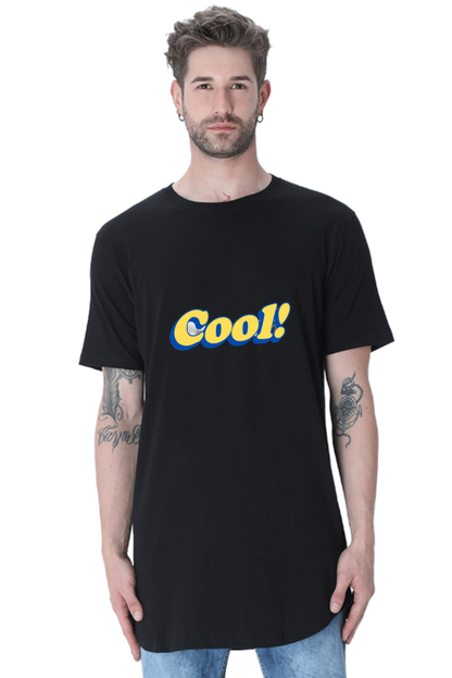 Elevate Your Everyday Look with Bluelander's Cotton Half Sleeve Longline Curved T-Shirts!