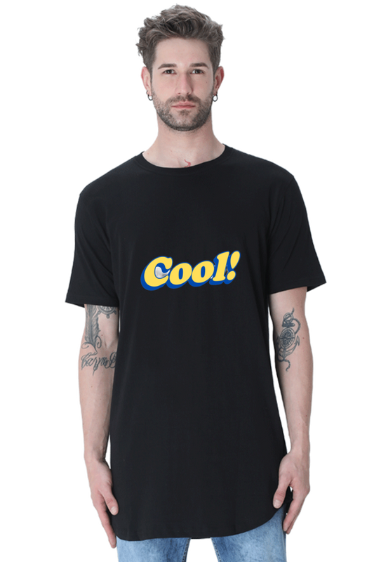 Elevate Your Everyday Look with Bluelander's Cotton Half Sleeve Longline Curved T-Shirts!