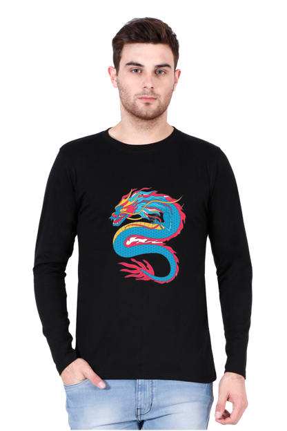 Fashion Begins Here: Bluelander's Cotton Full Sleeve T-Shirt - Elevate Your Style Journey!