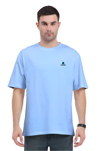 Oversized Comfort, Classic Style: Bluelanders  soft cotton bio washed Unisex T-Shirt.