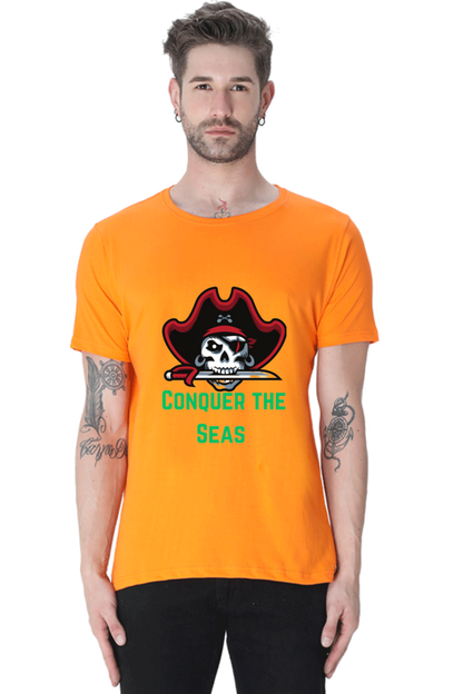 Make a Statement: Bluelander's Enhanced Design Cotton Half Sleeve T-Shirts - Stand Out in Style!