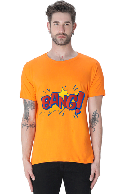 Stand Out with Bluelander's  Cotton Half Sleeve T-Shirt!
