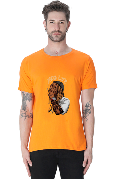 Bluelander Unisex Regular Fit T-Shirt: Soft, Breathable, 100% Cotton, Pre-Shrunk, Bio-Washed, Lycra Ribbed Neck