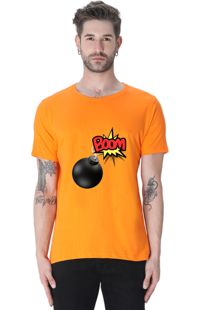 Embrace Comfort and Style in Bluelander's Cotton Half Sleeve T-Shirt!