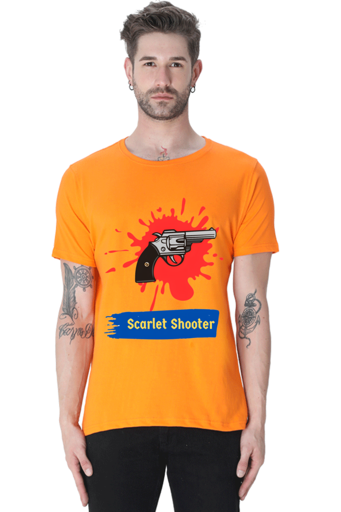 Chase Dreams in Style: Bluelander's Half Sleeve Cotton T-Shirts for the Bold and Playful!