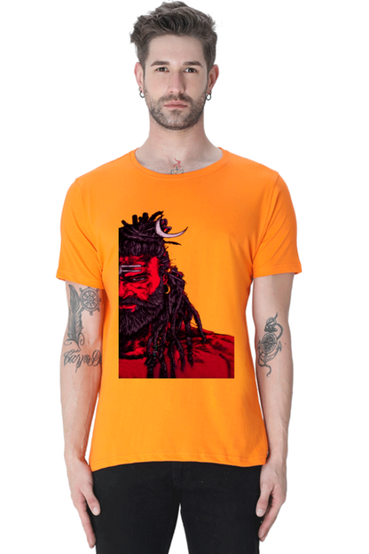Adorn Yourself with Divine Shiva Vastra - Experience Shiva's Grace with Bluelander's Premium Unisex Cotton T Shirt.