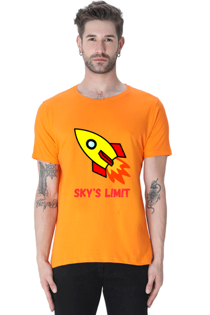Reach New Heights of Style: Elevate Your Look with Bluelander's Half Sleeve Cotton Tees!