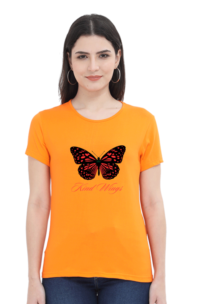 Bluelander Girls and Women's  Half Sleeve T-Shirt Dress – 'You Got the King Wings' for Ultimate Style Domination.Rule the Fashion Realm.