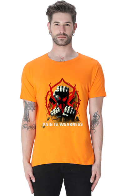 Experience Vibrant Comfort: Bluelander Cotton Half Sleeve T-Shirt | 'The Colors That First Arrived Here' Design | 100% Cotton, Pre-Shrunk, Bio Washed