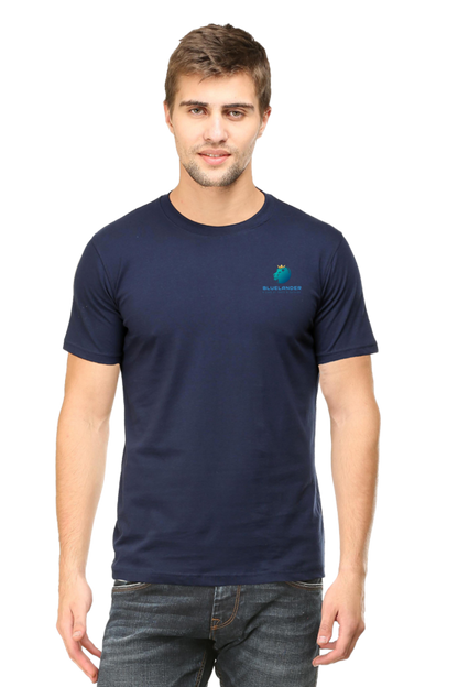 Get Noticed Everywhere You Go with Bluelander's Cotton Half Sleeve T-Shirt!