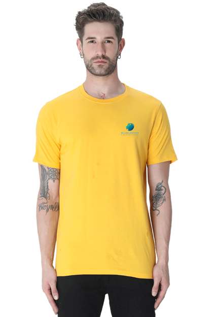 Get Noticed Everywhere You Go with Bluelander's Cotton Half Sleeve T-Shirt!