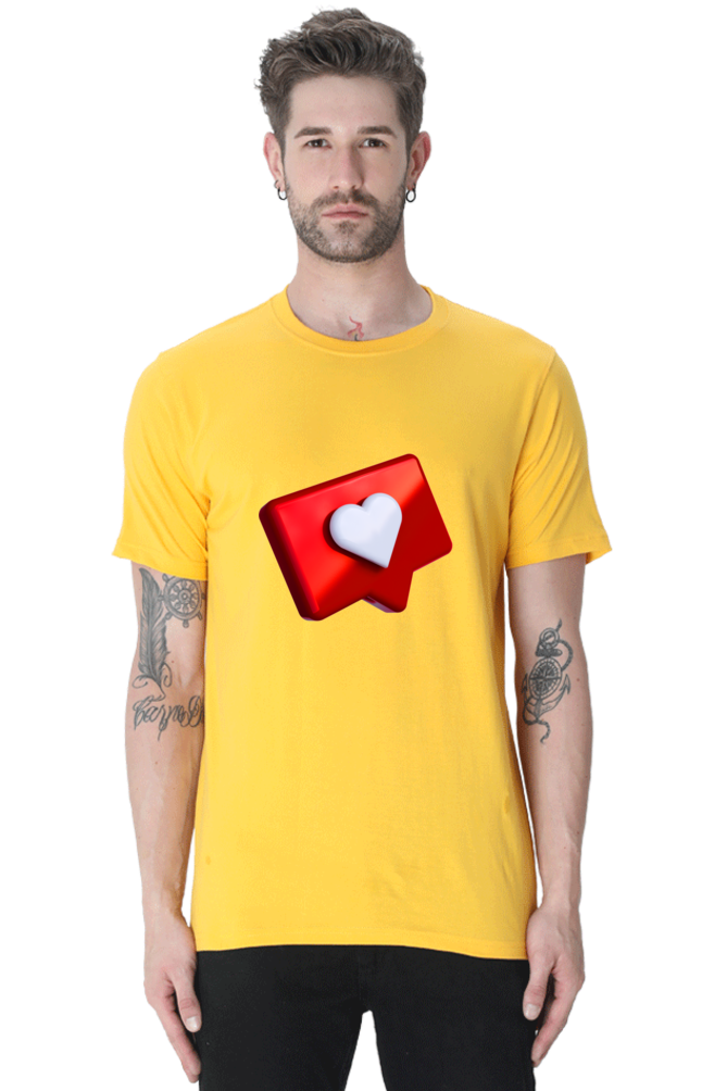 Elevate Your Romance: Fall in Love with Bluelander's Cotton Half Sleeve Tees!