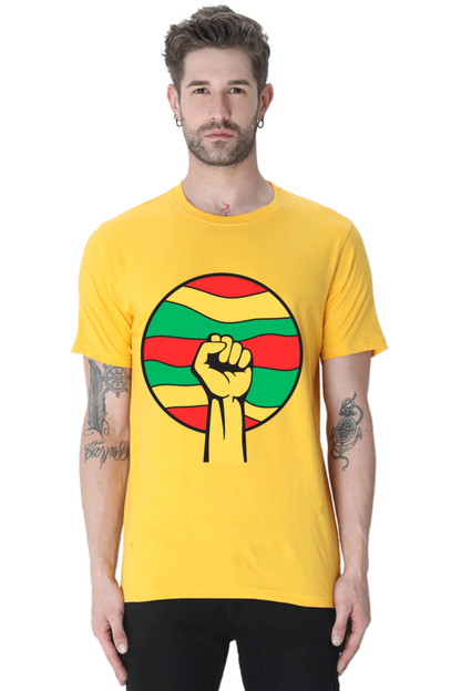 Get Noticed where ever you go with Bluelander's Cotton Half Sleeve T-Shirts: Stand Out with Future Fashion!
