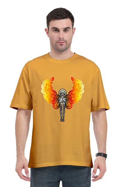 Glow Up Your Nights with Bluelander's Oversize Classic Cotton T Shirts: Futuristic Designs for Stylish Nights!