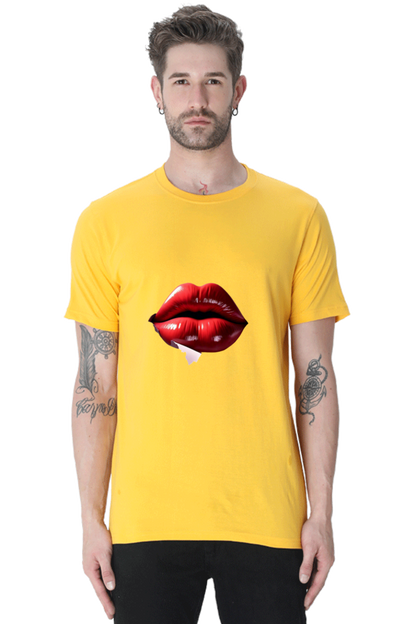 Experience Vibrant Comfort: Bluelander Cotton Half Sleeve T-Shirt | 'The Colors That First Arrived Here' Design | 100% Cotton, Pre-Shrunk, Bio Washed