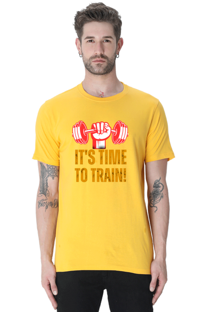 Level Up Your Fitness: Bluelander Cotton Half Sleeve T-Shirts - Supreme Comfort for Your Training Sessions