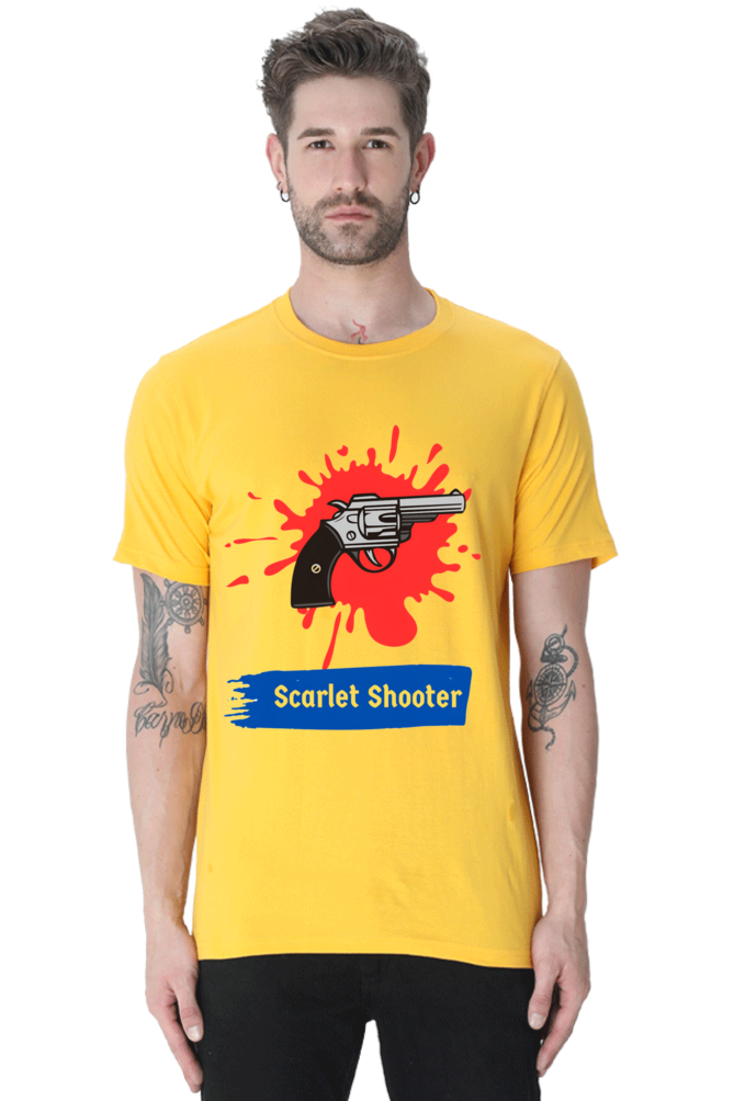 Chase Dreams in Style: Bluelander's Half Sleeve Cotton T-Shirts for the Bold and Playful!