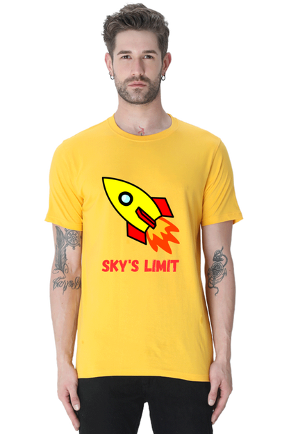 Reach New Heights of Style: Elevate Your Look with Bluelander's Half Sleeve Cotton Tees!