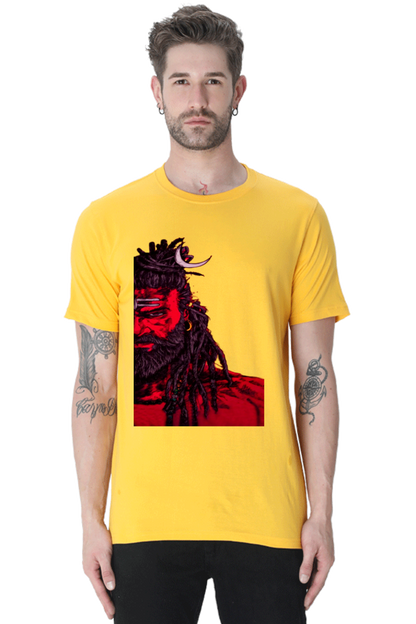 Adorn Yourself with Divine Shiva Vastra - Experience Shiva's Grace with Bluelander's Premium Unisex Cotton T Shirt.