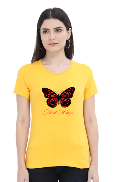 Bluelander Girls and Women's  Half Sleeve T-Shirt Dress – 'You Got the King Wings' for Ultimate Style Domination.Rule the Fashion Realm.
