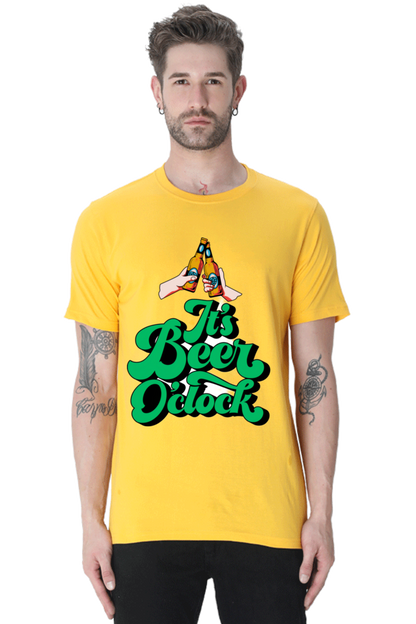 Chase Comfort: Bluelander's Cotton Half Sleeve T-Shirts - Playful Vibes, Endless Comfort!