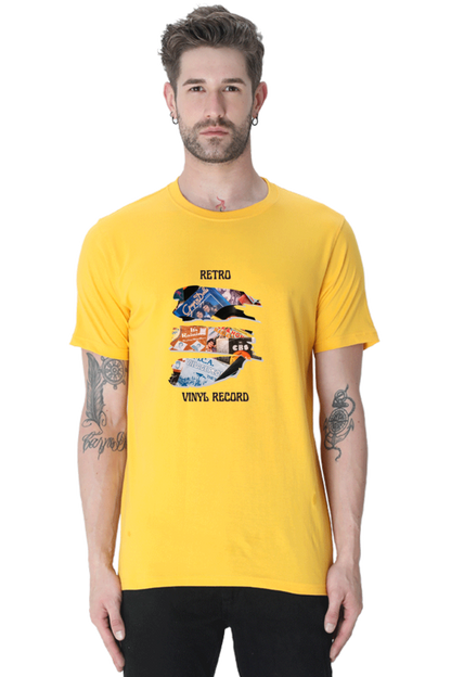 Bluelander half sleeve round neck enhanced quality, comfort, and latest retro designs.