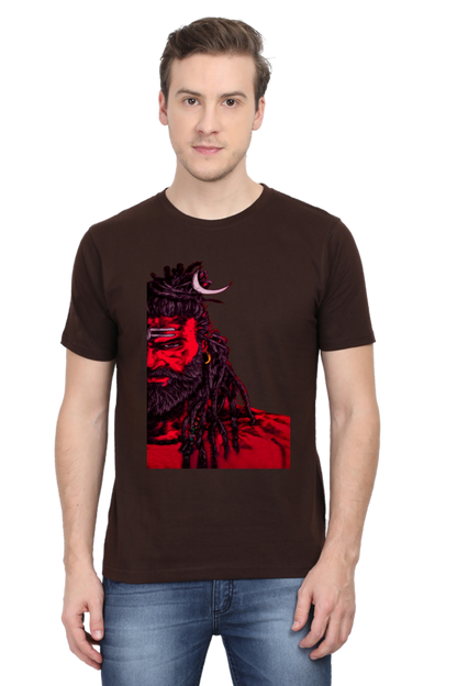 Adorn Yourself with Divine Shiva Vastra - Experience Shiva's Grace with Bluelander's Premium Unisex Cotton T Shirt.