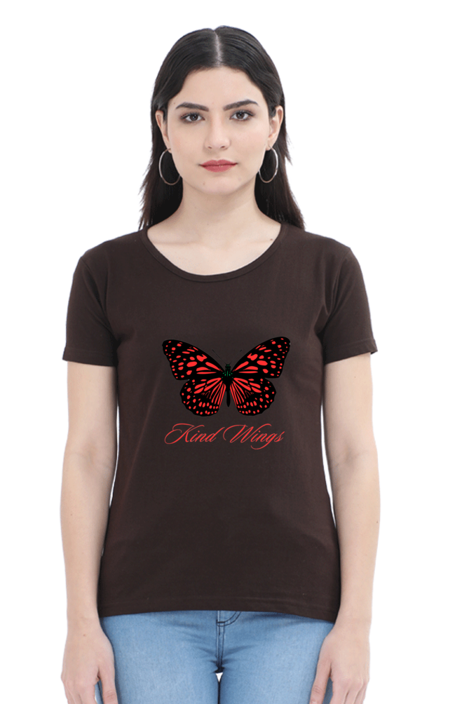 Bluelander Girls and Women's  Half Sleeve T-Shirt Dress – 'You Got the King Wings' for Ultimate Style Domination.Rule the Fashion Realm.