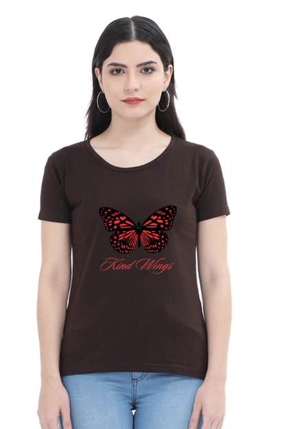 Bluelander Girls and Women's  Half Sleeve T-Shirt Dress – 'You Got the King Wings' for Ultimate Style Domination.Rule the Fashion Realm.