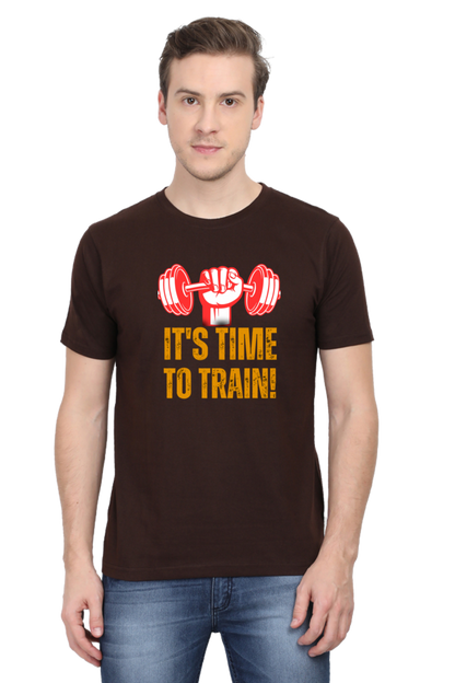 Level Up Your Fitness: Bluelander Cotton Half Sleeve T-Shirts - Supreme Comfort for Your Training Sessions