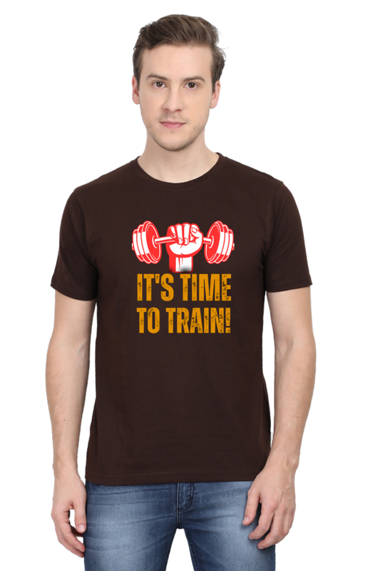 Level Up Your Fitness: Bluelander Cotton Half Sleeve T-Shirts - Supreme Comfort for Your Training Sessions