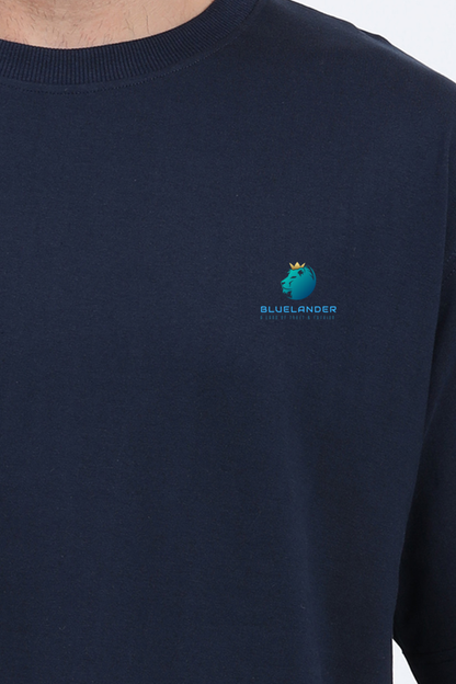 Go Big or Go Home: Bluelander's Oversize Classic Cotton T-Shirts Make a Statement!