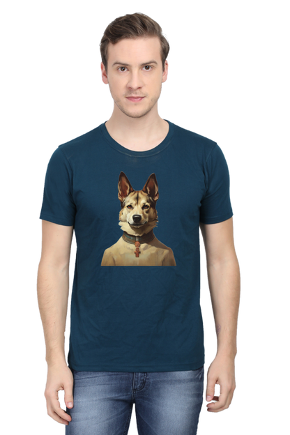 Style for Dog Lovers: Bluelander Cotton Half Sleeve T-Shirts - Comfort and Fashion, Crafted by Human and AI.