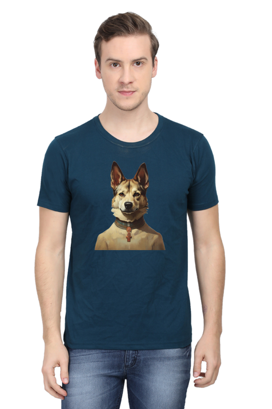 Style for Dog Lovers: Bluelander Cotton Half Sleeve T-Shirts - Comfort and Fashion, Crafted by Human and AI.