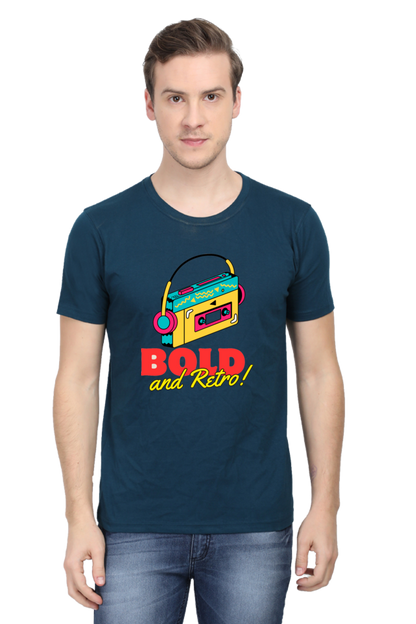 Feel the Fashion Vibe: Elevate Your Style with Bluelander's Cotton Half Sleeve Tees.