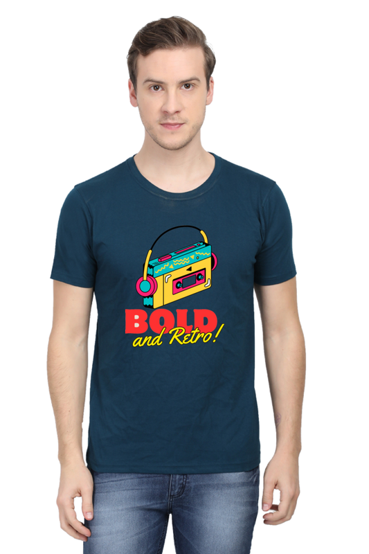 Feel the Fashion Vibe: Elevate Your Style with Bluelander's Cotton Half Sleeve Tees.