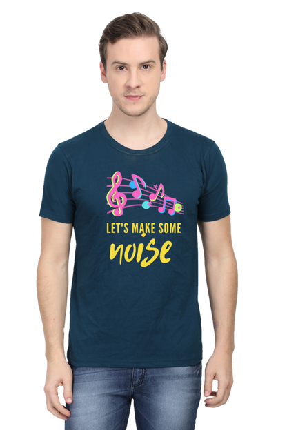Make Waves in Style: Bluelander Cotton Half Sleeve T-Shirt - Time to Amplify Your Look and Make Some Stylish Noise