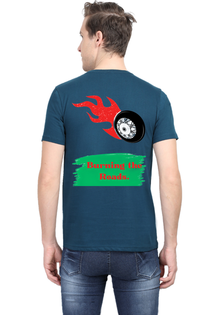 Step into Comfort and Style with Bluelander's Cotton Half Sleeve T-Shirt!