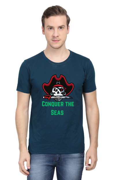 Make a Statement: Bluelander's Enhanced Design Cotton Half Sleeve T-Shirts - Stand Out in Style!