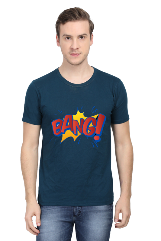 Stand Out with Bluelander's  Cotton Half Sleeve T-Shirt!