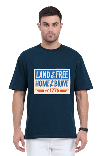 Unmatched Comfort: Bluelander Oversize Classic Cotton T-Shirts, Elevate Your Casual Look!