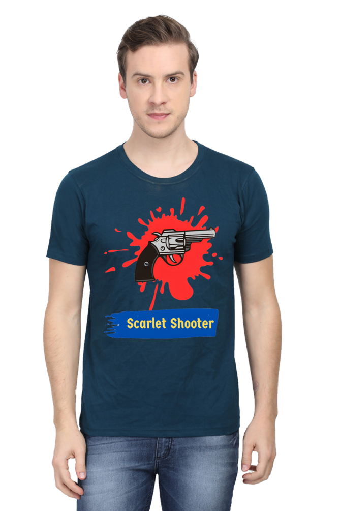 Chase Dreams in Style: Bluelander's Half Sleeve Cotton T-Shirts for the Bold and Playful!