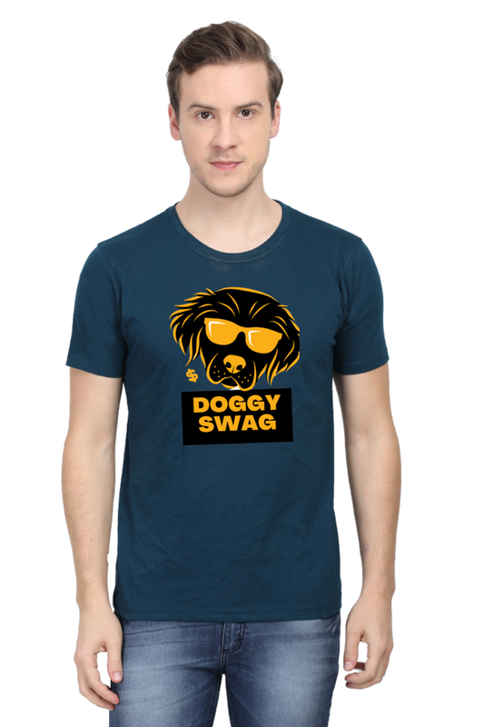 Fashion that Speaks Woofs: Bluelander Cotton Half Sleeve T-Shirts – Unleash Comfort and Style for Dog Devotees.