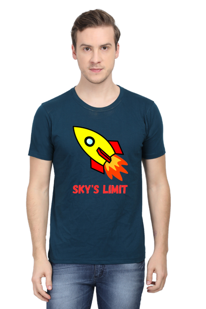 Reach New Heights of Style: Elevate Your Look with Bluelander's Half Sleeve Cotton Tees!