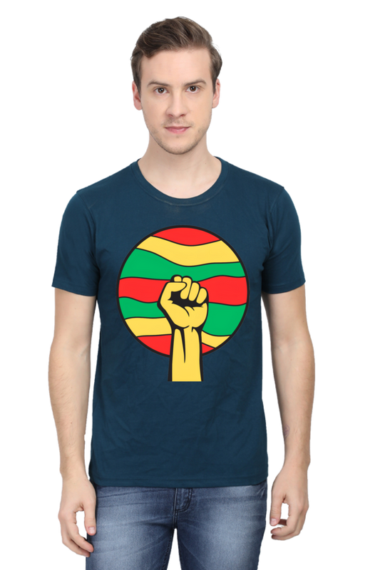Get Noticed where ever you go with Bluelander's Cotton Half Sleeve T-Shirts: Stand Out with Future Fashion!